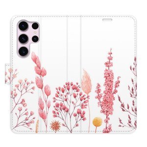 Flipové pouzdro iSaprio - Pink Flowers 03 - Samsung Galaxy S23 Ultra