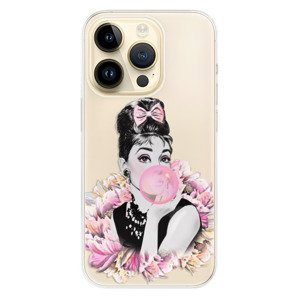 Odolné silikonové pouzdro iSaprio - Pink Bubble - iPhone 14 Pro