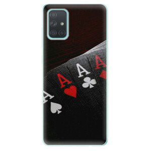 Odolné silikonové pouzdro iSaprio - Poker - Samsung Galaxy A71