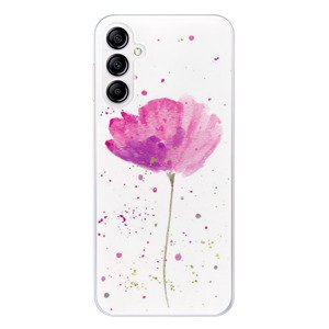 Odolné silikonové pouzdro iSaprio - Poppies - Samsung Galaxy A14 / A14 5G