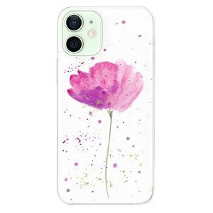 Odolné silikonové pouzdro iSaprio - Poppies - iPhone 12 mini