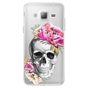 Plastové pouzdro iSaprio - Pretty Skull - Samsung Galaxy J3