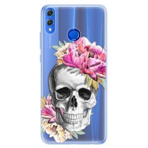 Silikonové pouzdro iSaprio - Pretty Skull - Huawei Honor 8X