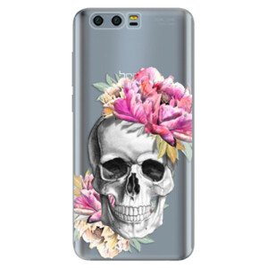 Silikonové pouzdro iSaprio - Pretty Skull - Huawei Honor 9