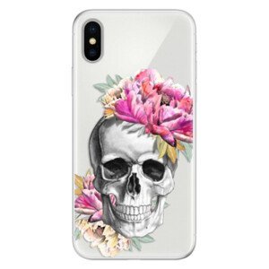 Silikonové pouzdro iSaprio - Pretty Skull - iPhone X