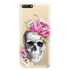 Odolné silikonové pouzdro iSaprio - Pretty Skull - Huawei Y6 Prime 2018