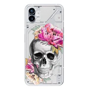 Odolné silikonové pouzdro iSaprio - Pretty Skull - Nothing Phone (1)