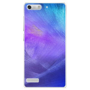 Plastové pouzdro iSaprio - Purple Feathers - Huawei Ascend G6