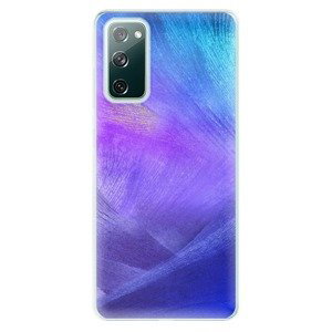 Odolné silikonové pouzdro iSaprio - Purple Feathers - Samsung Galaxy S20 FE
