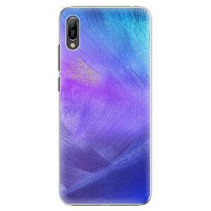 Plastové pouzdro iSaprio - Purple Feathers - Huawei Y6 2019