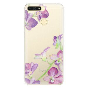 Silikonové pouzdro iSaprio - Purple Orchid - Huawei Honor 7A