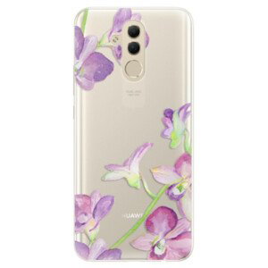 Silikonové pouzdro iSaprio - Purple Orchid - Huawei Mate 20 Lite