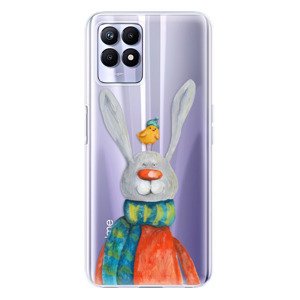 Odolné silikonové pouzdro iSaprio - Rabbit And Bird - Realme 8i