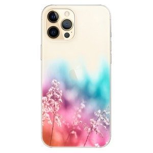 Odolné silikonové pouzdro iSaprio - Rainbow Grass - iPhone 12 Pro