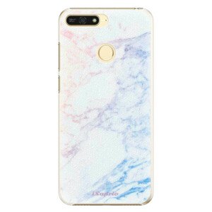 Plastové pouzdro iSaprio - Raibow Marble 10 - Huawei Honor 7A