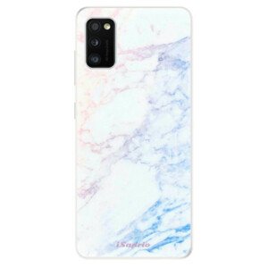 Odolné silikonové pouzdro iSaprio - Raibow Marble 10 - Samsung Galaxy A41