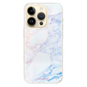 Odolné silikonové pouzdro iSaprio - Raibow Marble 10 - iPhone 14 Pro