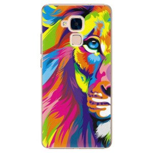 Plastové pouzdro iSaprio - Rainbow Lion - Huawei Honor 7 Lite