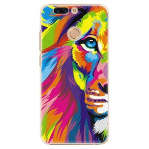 Plastové pouzdro iSaprio - Rainbow Lion - Huawei Honor 8 Pro