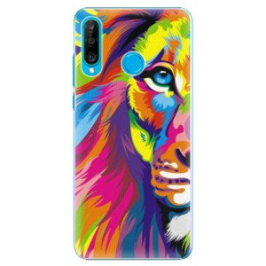 Plastové pouzdro iSaprio - Rainbow Lion - Huawei P30 Lite