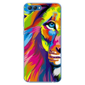 Plastové pouzdro iSaprio - Rainbow Lion - Huawei Honor View 10