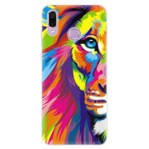 Silikonové pouzdro iSaprio - Rainbow Lion - Huawei Honor Play