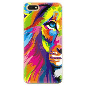 Odolné silikonové pouzdro iSaprio - Rainbow Lion - Huawei Honor 7S