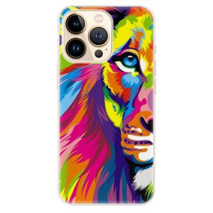 Odolné silikonové pouzdro iSaprio - Rainbow Lion - iPhone 13 Pro Max