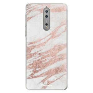 Plastové pouzdro iSaprio - RoseGold 10 - Nokia 8