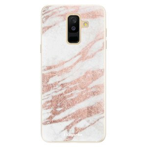 Silikonové pouzdro iSaprio - RoseGold 10 - Samsung Galaxy A6+