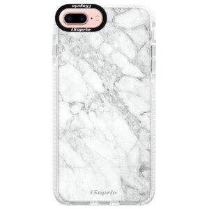 Silikonové pouzdro Bumper iSaprio - SilverMarble 14 - iPhone 7 Plus