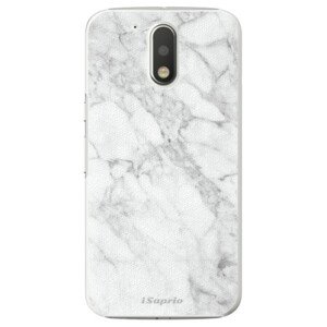 Plastové pouzdro iSaprio - SilverMarble 14 - Lenovo Moto G4 / G4 Plus