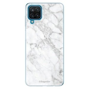 Odolné silikonové pouzdro iSaprio - SilverMarble 14 - Samsung Galaxy A12