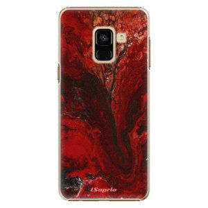 Plastové pouzdro iSaprio - RedMarble 17 - Samsung Galaxy A8 2018