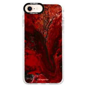 Silikonové pouzdro Bumper iSaprio - RedMarble 17 - iPhone 8