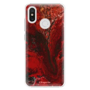 Plastové pouzdro iSaprio - RedMarble 17 - Xiaomi Mi 8