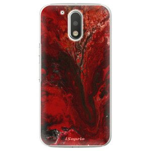 Plastové pouzdro iSaprio - RedMarble 17 - Lenovo Moto G4 / G4 Plus