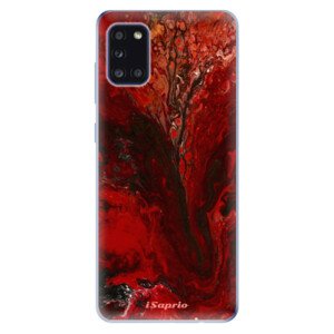 Odolné silikonové pouzdro iSaprio - RedMarble 17 - Samsung Galaxy A31