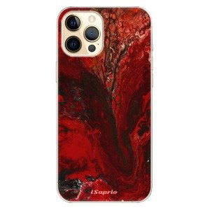 Odolné silikonové pouzdro iSaprio - RedMarble 17 - iPhone 12 Pro