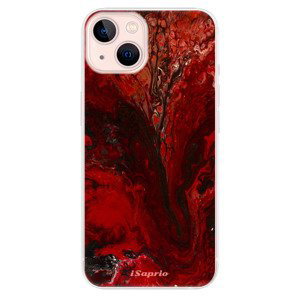 Odolné silikonové pouzdro iSaprio - RedMarble 17 - iPhone 13