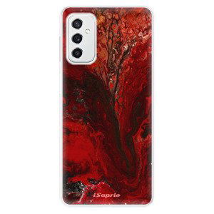 Odolné silikonové pouzdro iSaprio - RedMarble 17 - Samsung Galaxy M52 5G