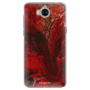 Plastové pouzdro iSaprio - RedMarble 17 - Huawei Y5 2017 / Y6 2017