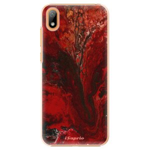 Plastové pouzdro iSaprio - RedMarble 17 - Huawei Y5 2019