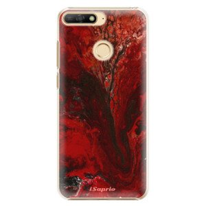 Plastové pouzdro iSaprio - RedMarble 17 - Huawei Y6 Prime 2018