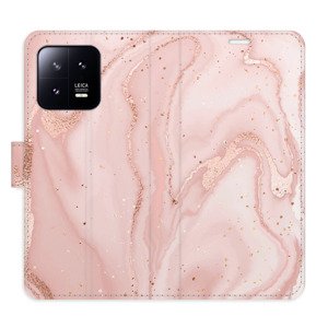 Flipové pouzdro iSaprio - RoseGold Marble - Xiaomi 13