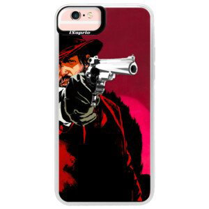Neonové pouzdro Pink iSaprio - Red Sheriff - iPhone 6 Plus/6S Plus