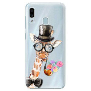 Plastové pouzdro iSaprio - Sir Giraffe - Samsung Galaxy A30