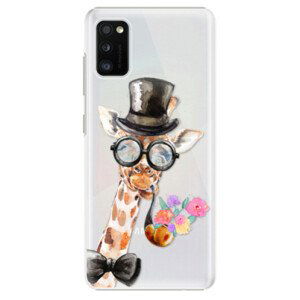 Plastové pouzdro iSaprio - Sir Giraffe - Samsung Galaxy A41