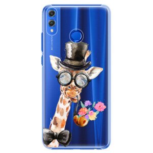 Plastové pouzdro iSaprio - Sir Giraffe - Huawei Honor 8X