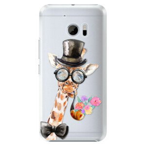 Plastové pouzdro iSaprio - Sir Giraffe - HTC 10